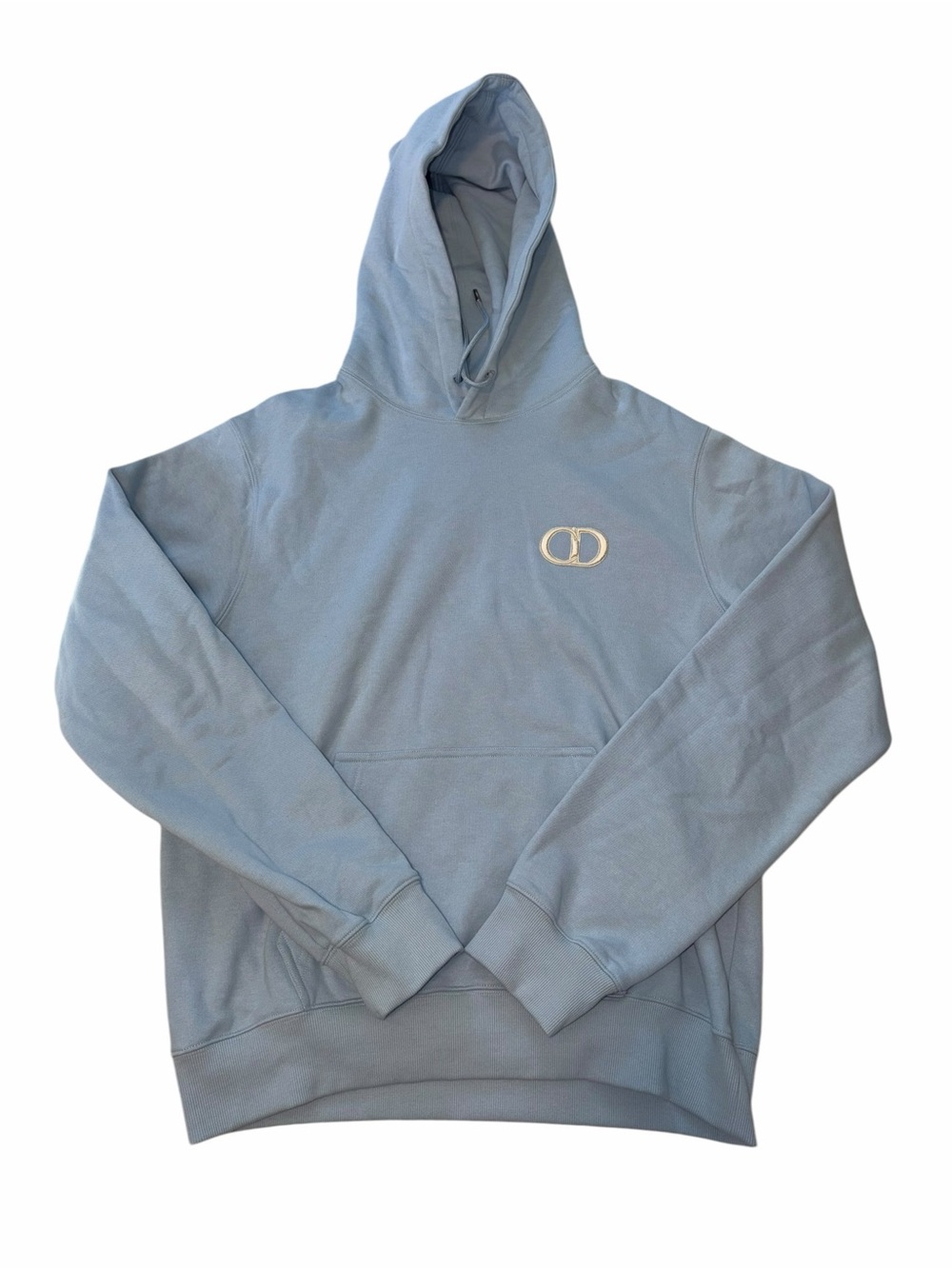 Dior CD icon mens XL blue hoodie